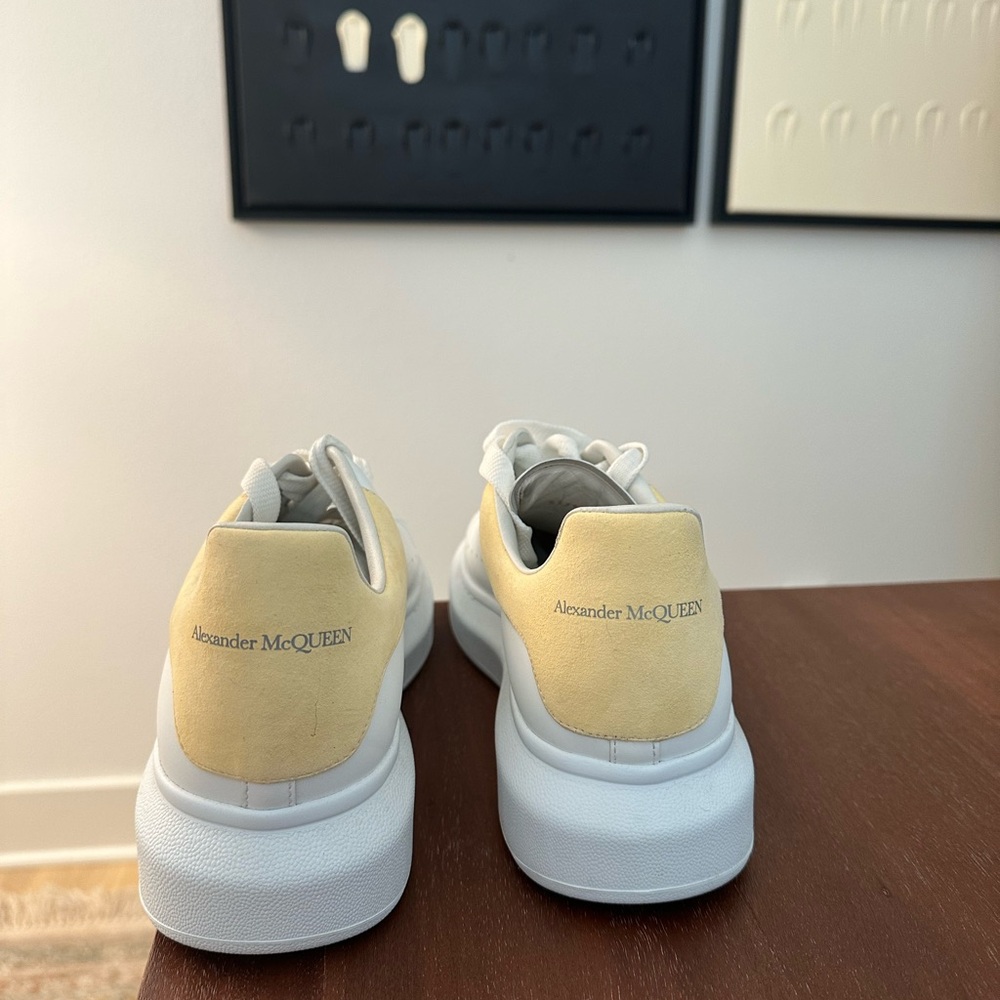 Men’s Alexander McQueen White Lemon Sneakers